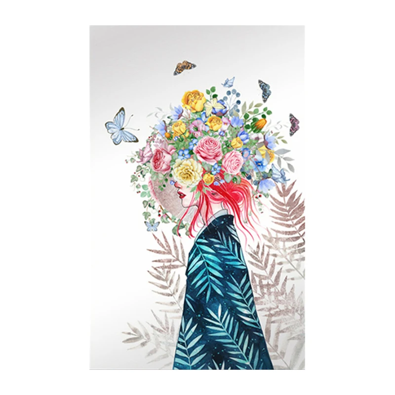 

5D DIY Diamond Painting Flowers fairy Diamond Embroidery Full Cross Stitch Rhinestone Mosaic Home Decor Handmade Gift