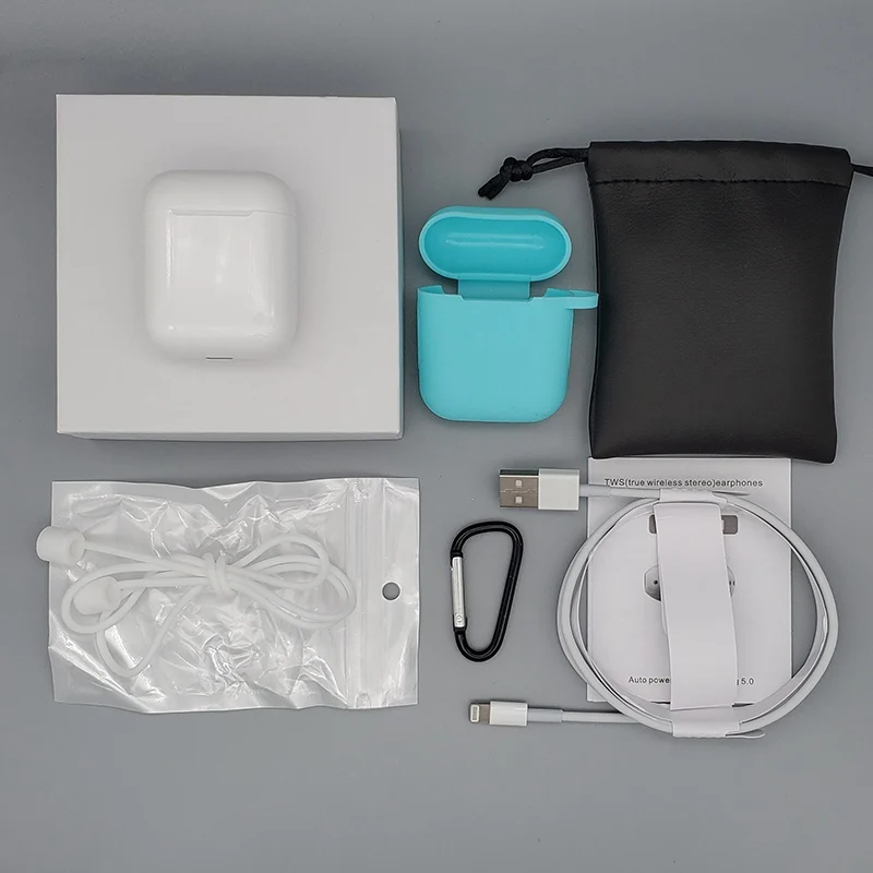 i100 blue sport kits I100 TWS Bluetooth наушники-вкладыши обнаружения всплывающие 1:1 Размер беспроводные наушники одно использование бас гарнитура PK i10 i12 i30 i60 i - Цвет: i100 blue sport kits