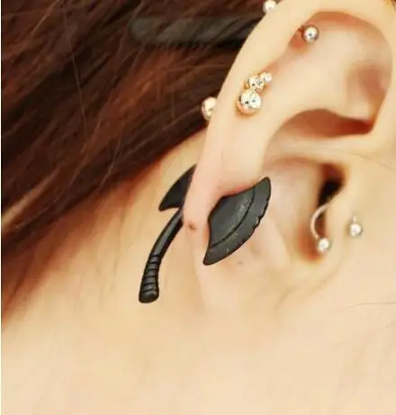 Модные женские серьги в стиле панк ax экзотические ювелирные изделия черного