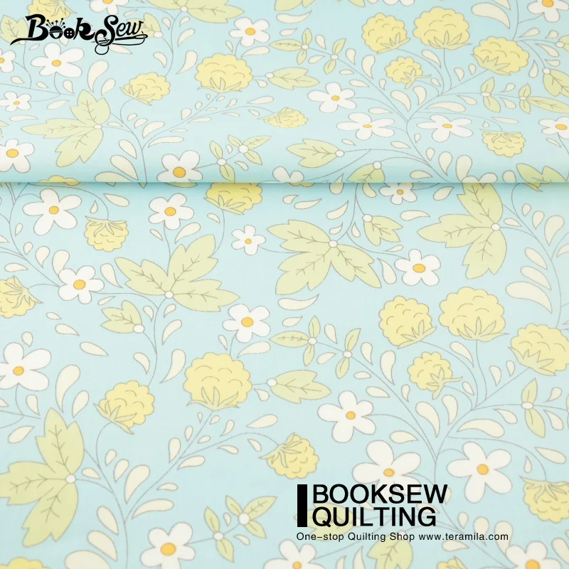 Домашний текстиль booksew синий 100% хлопок саржевая ткань шитье детское платье