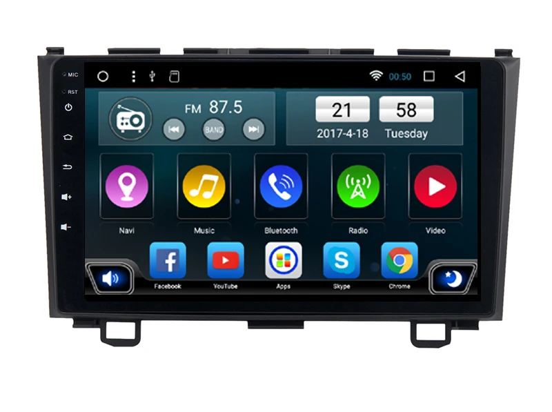 HD 1024X600 четырехъядерный Восьмиядерный Android 7 1 автомобильный мультимедиа для Honda CR V