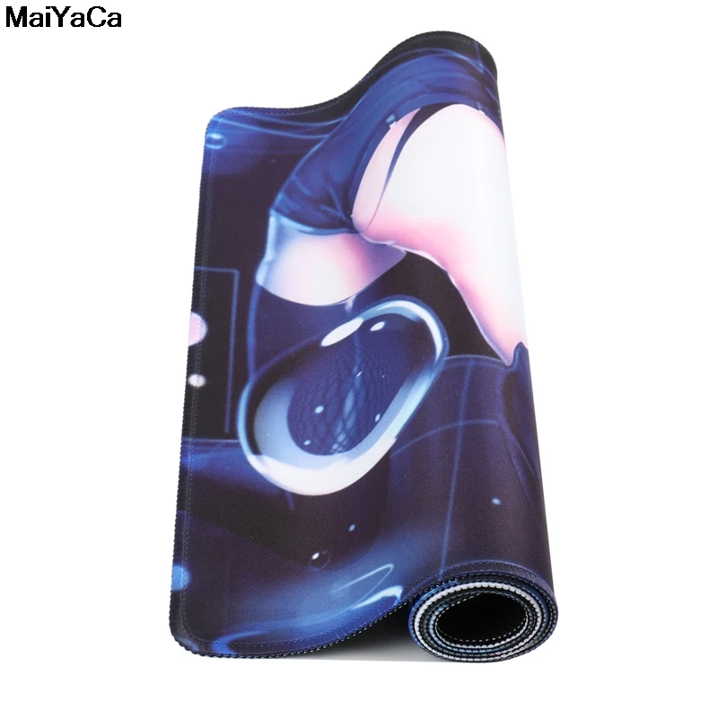 MaiYaCa 60x30 см милый кот девушка Аниме Хацунэ Мику коврик для мыши геймер игровой