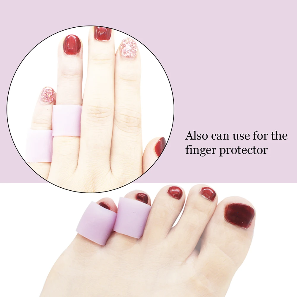 5 пар силиконовых гелевых крышек для пальцев ног подушечки защитные массажные