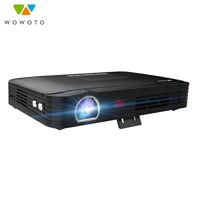 Мини проектор WOWOTO 4k разрешение 650 люмен полностью светодиодный для домашнего