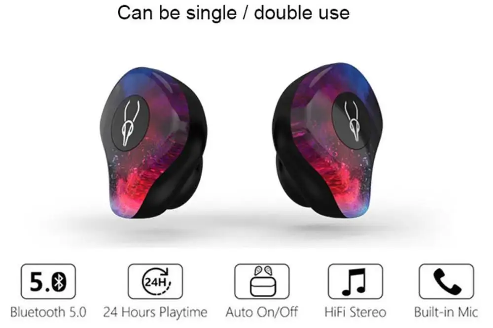 Оригинальные мини наушники Sabbat X12 Pro Bluetooth 5 0 TWS беспроводные спортивные IPX5 с