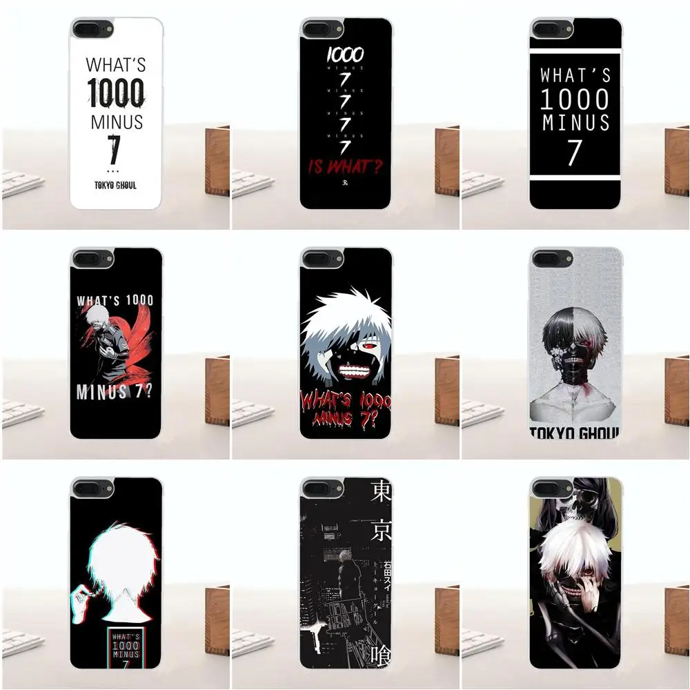 Bixedx What's 1000 минус 7 Токийский Гуль для Apple iPhone 4 4S 5 5C SE 6 6S 8 Plus X Мягкий Силиконовый