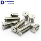 M8 сварочный винт, стальная пластина приваренный болт, 304 сварочные штифты из нержавеющей стали, A051