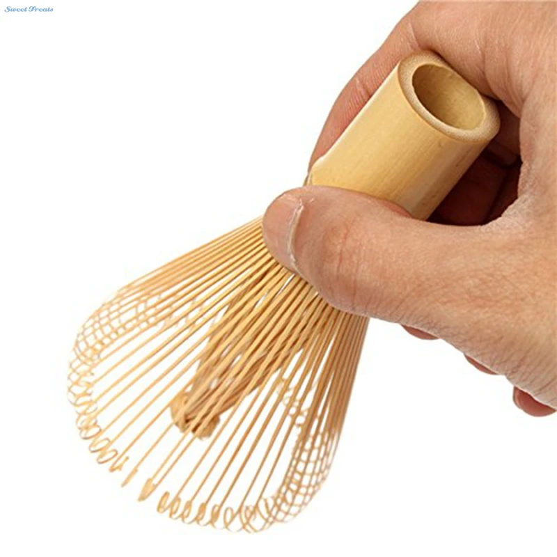 Зеленый чай Sweettreats с бамбуковым маття венчик для пудры инструмент кистей