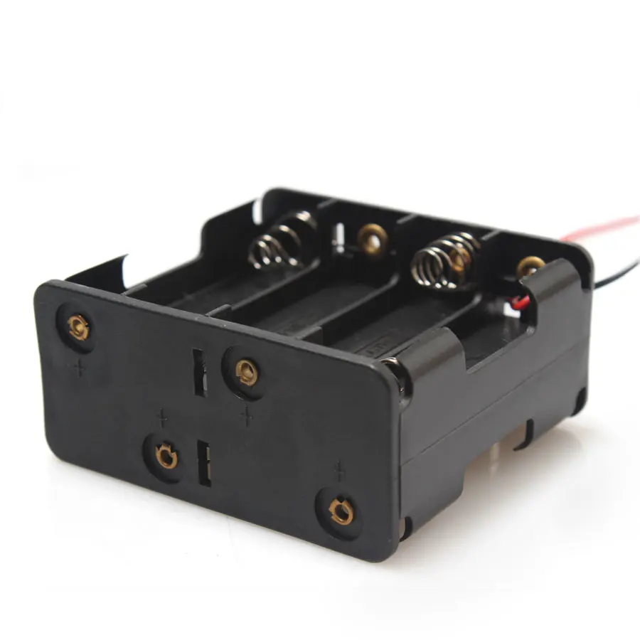Держатель для батарей 100 шт. 12 В 8 * AA внешних аккумуляторов|battery holder 12v|aa holderbattery |