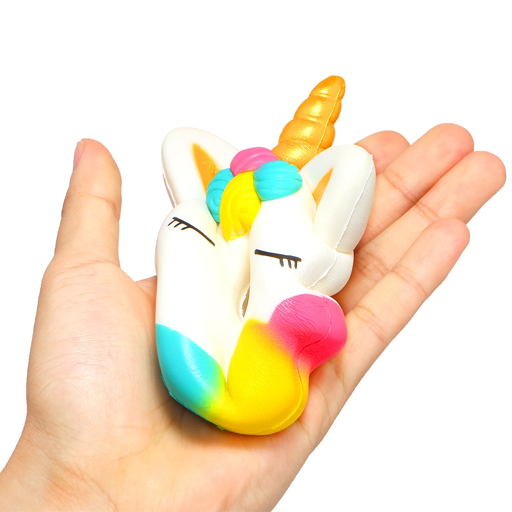 Jumbo Unicorn Donut Squishy Cake Bread Squishies Cream Scented Slow Rising Squeeze Toy Original Package | Мобильные телефоны и