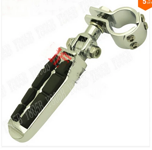 Chrome Footrest Foot Pegs For Honda Yamaha Suzuki Kawasaki Street Bobber Custom Chopper Cruisers Bike | Автомобили и мотоциклы