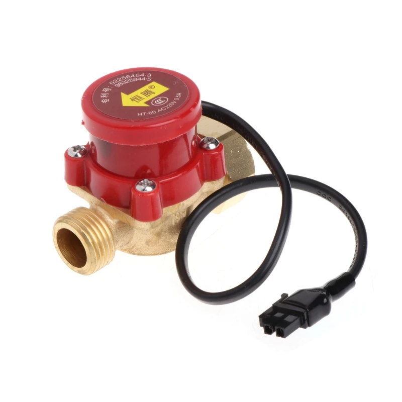 

AIMOMETER 220V 60-90W Male Thread G1/2 Connector Circulation Pump Water Flow Sensor Switch