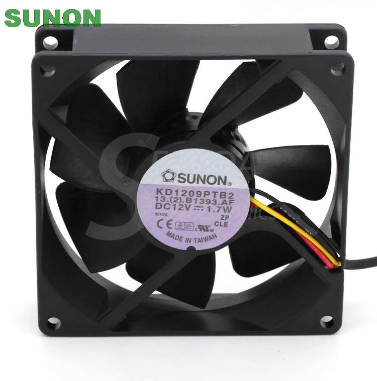 Оригинальный для Sunon 9225 KD1209PTB2 90 мм 9 см постоянного тока 12 В 1 7 Вт 3 провода инвертор