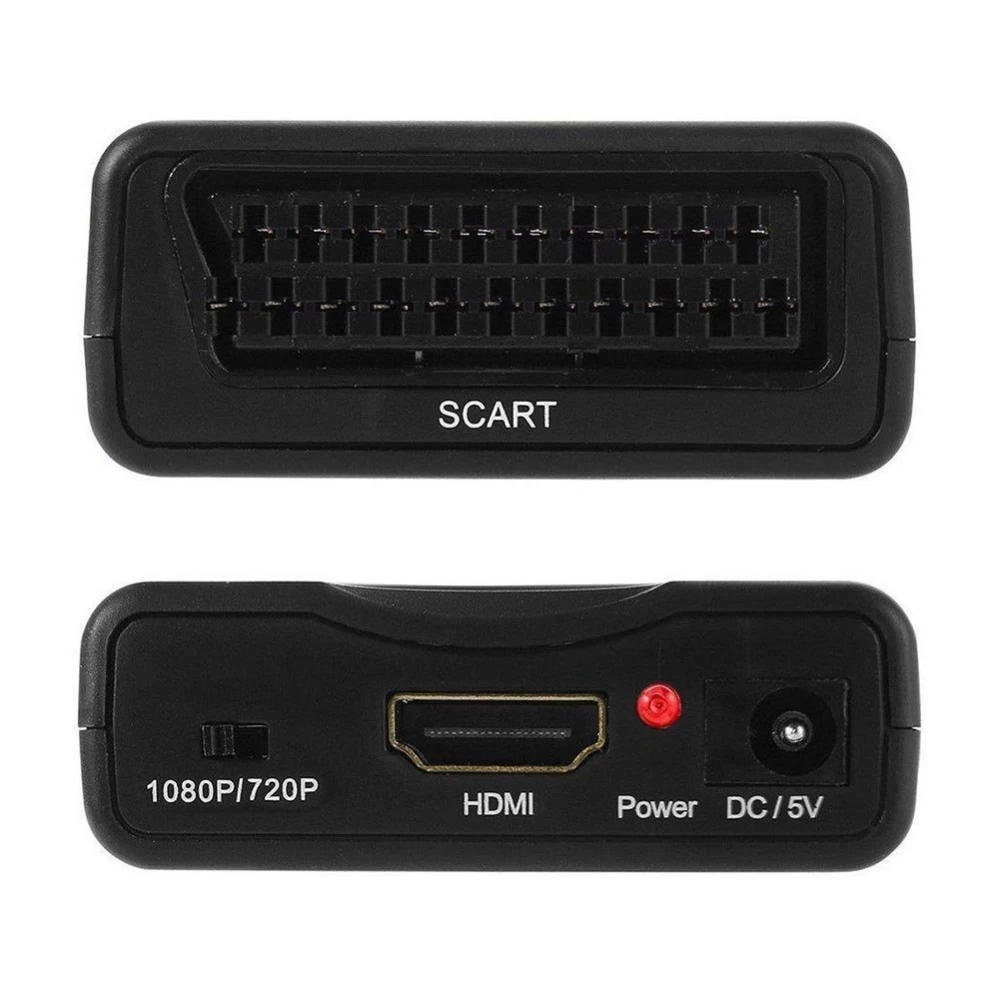 SCART К HDMI видео аудио высококлассный конвертер 1080P SCART вход HDMI выход адаптер для SKY Blu-Ray плеер HDTV DVD