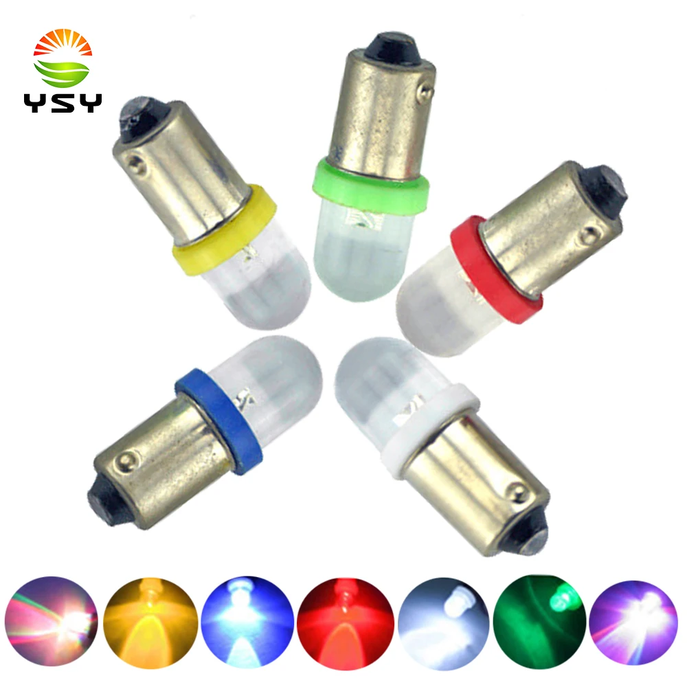 YSY 50 шт. 12 DC BA9S светодиодный Led F8 1 SMD T4W T11 светодиодные лампы выпуклые линзы белые