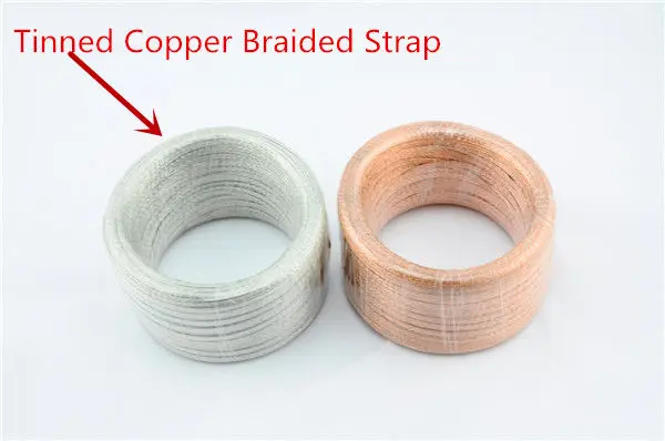 1 шт. медный плетеный ремешок из луженой меди 4 мм2|strip copper wire|braided wirewire wire |