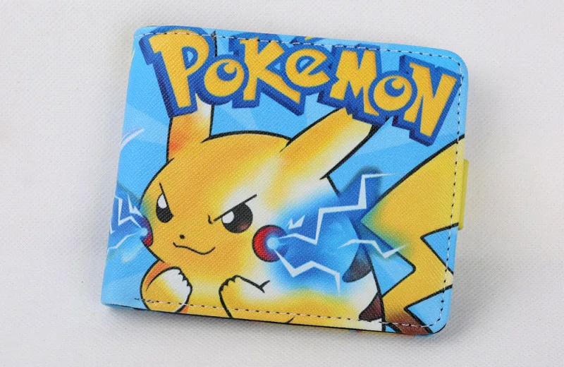 Pokemon Go тыкать центр Poke ball Пикачу Бумажник PU Короткие Кошелек