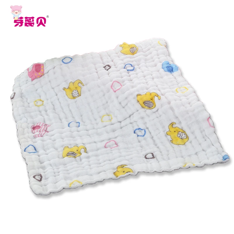 Baby Towel Cotton Six Layers of Medical Gauze Children Handkerchief Cloths Free Shipping Soft for Infant Hook | Детская одежда и