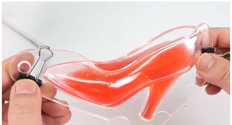 DIY формы акриловая Форма шоколадное желе шоколадный кристалл обувь каблуки 3D