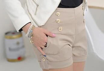 Лидер продаж 2018 официальные Женские винтажные шорты с карманами дизайнерские в