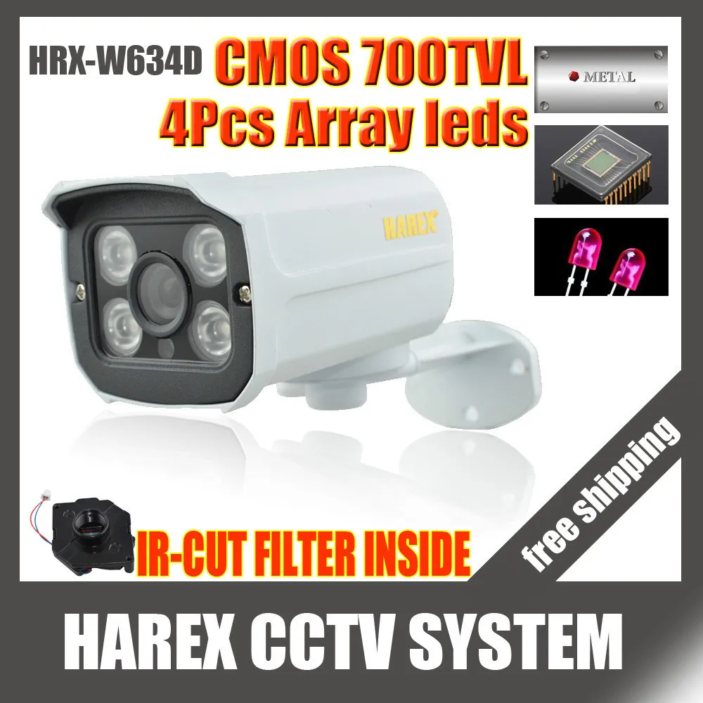 700tvl CMOS с фотофильтром IR CUT переключатель светодиодов цветная комнатная/наружная