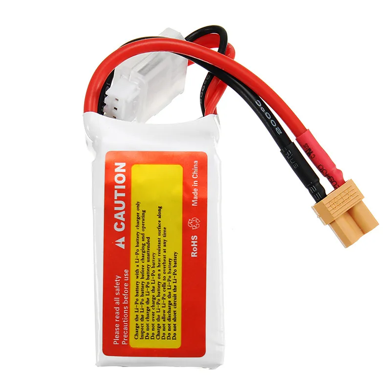ZOP Power 11 1 В 550 мАч 80C 3S Lipo аккумуляторная батарея XT30 разъем для радиоуправляемых