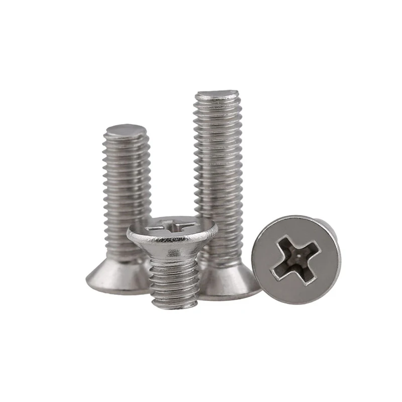 100PCS,6-32 UNC,China Supplier Hot Sale Cross Recessed Countersunk Head Screws