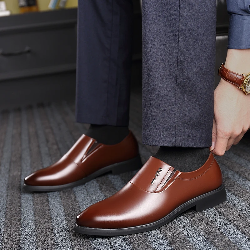 TOSJC/весенние кожаные мужские деловые свадебные туфли в британском стиле
