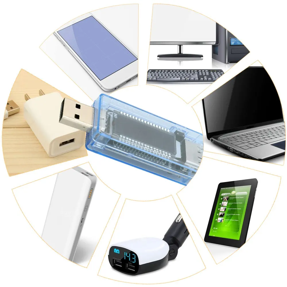 USB-зарядное устройство измеритель напряжения и емкости батареи | Инструменты