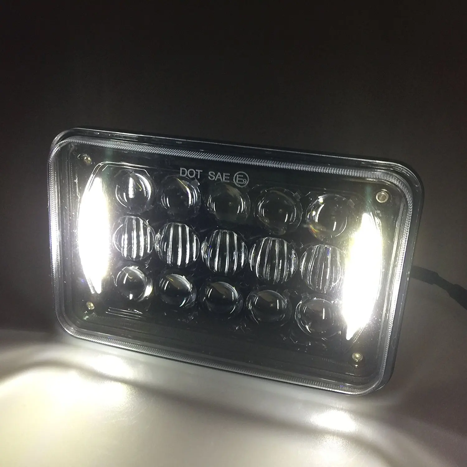 Фары для грузовых автомобилей 4x6 светодиодный светодиодная лампа H4 с точкой DRL SAE