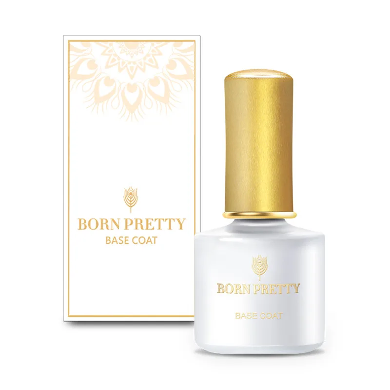 6ml Base Coat BORN PRETTY 6 мл чистый цветной гель для ногтей лак цвета Полупостоянный замочить от УФ-гель лак для нейл-арта дизайн - Цвет: 6ml Base Coat