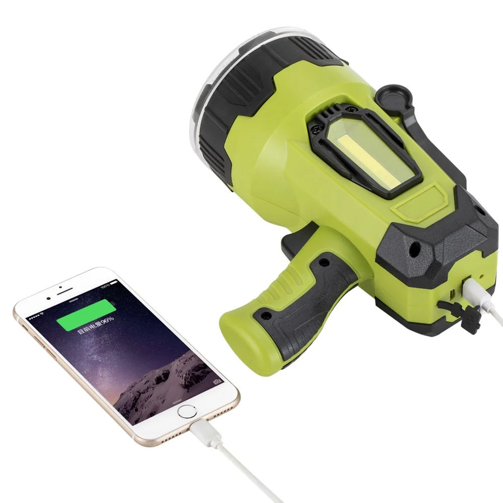 Мощный светодиодный ручной фонарик AloneFire портативный фонарь прожектор с