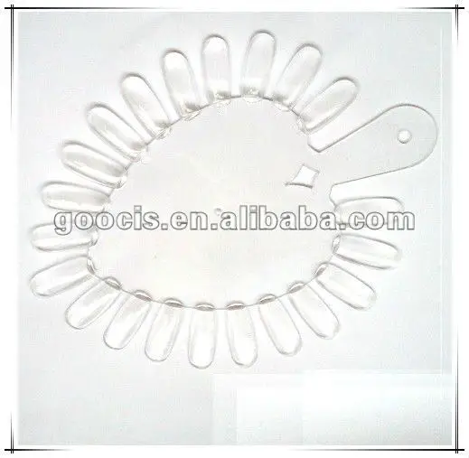 

clear color nail art display wheel