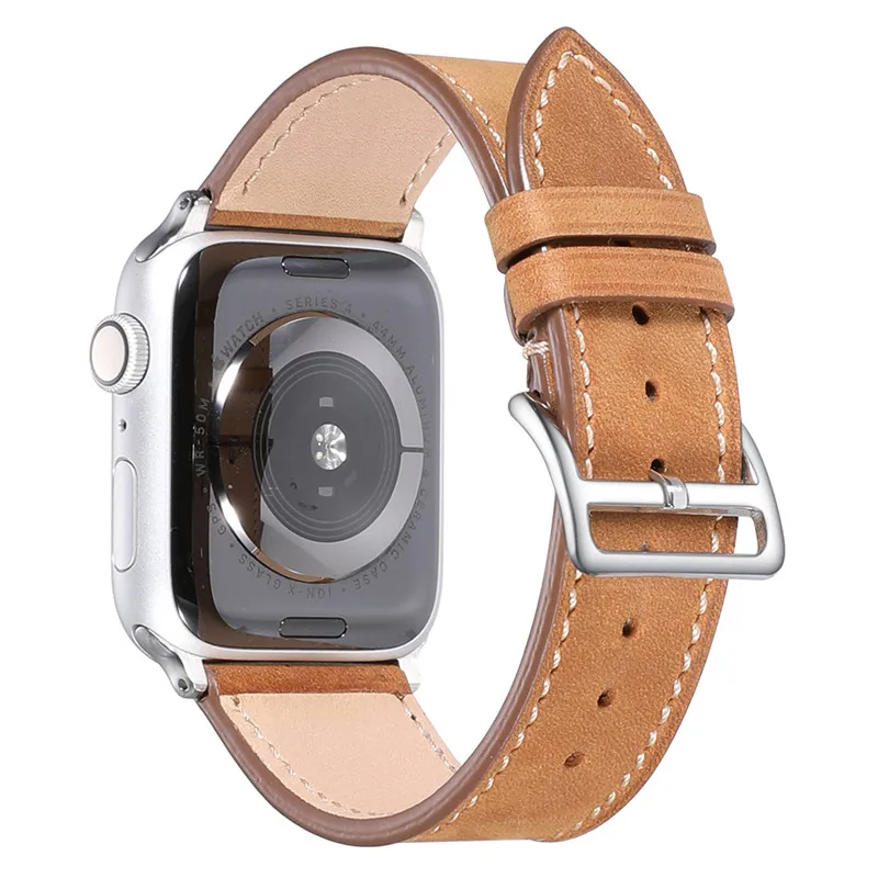 nubuck CHIMAERA ремешки для часов Apple кожаный ремешок для наручных часов Iwatch, для наручных часов Apple Watch серии 1/2/3/4 ремешок 38 мм 40 мм 42-44 мм, ремешок для Apple Watch - Цвет ремешка: nubuck