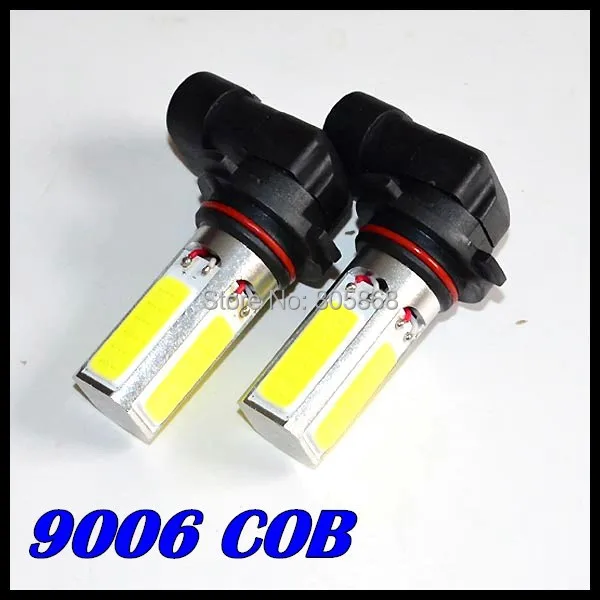 

2X 9005 9006 светодиодный 20W COB Chip High Power Car светодиодный SMD Противотуманные фары супер яркие лампы светильник белая противотуманная фара