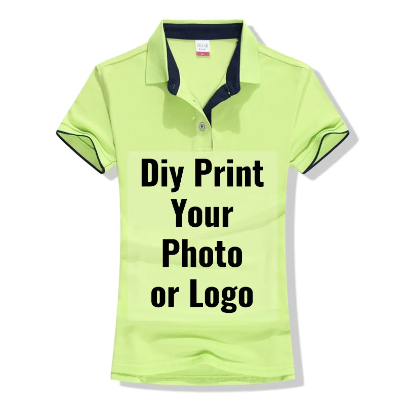 Женская хлопковая рубашка поло повседневная Облегающая с короткими рукавами и