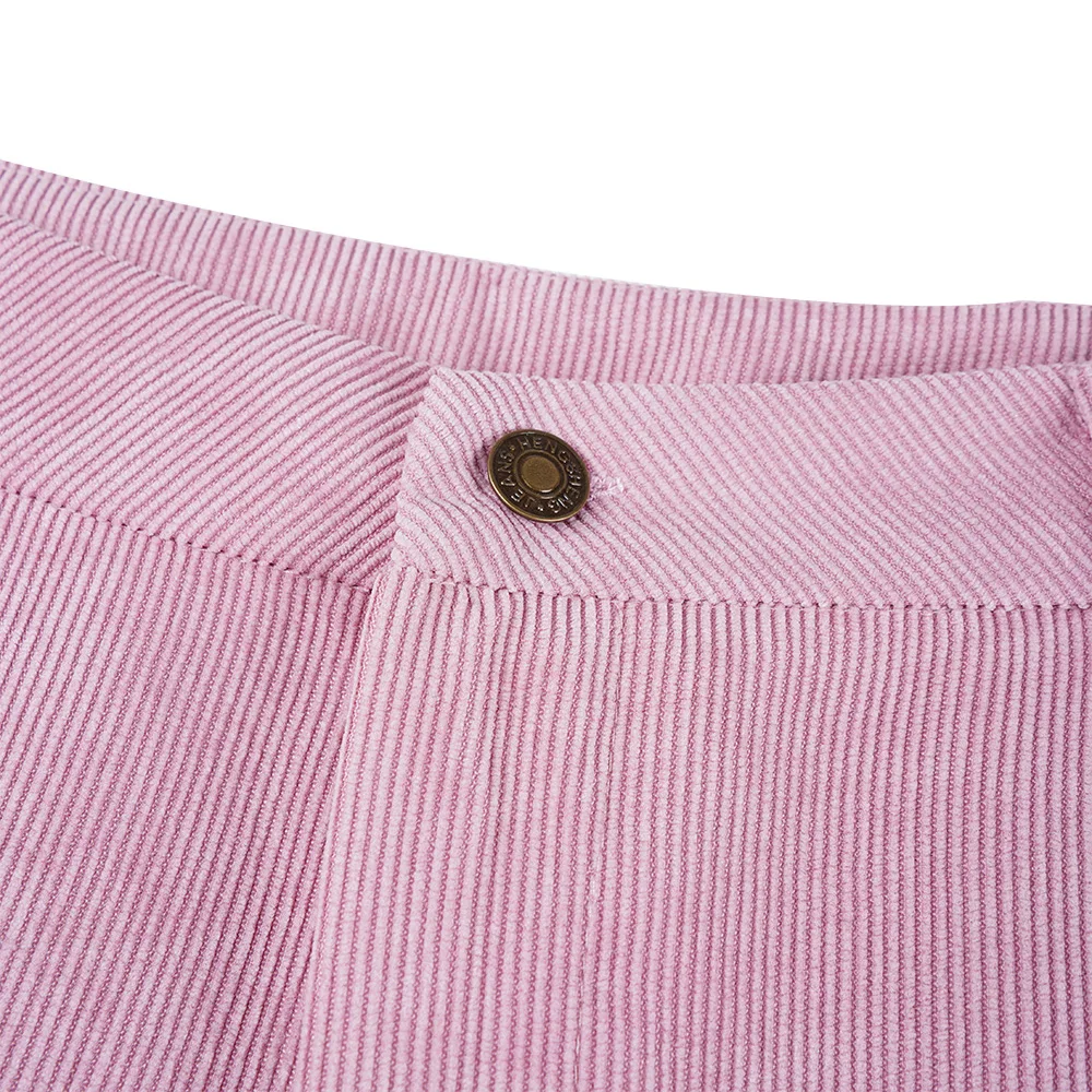 Летние модные вельветовые женские шорты с высокой талией уличные повседневные