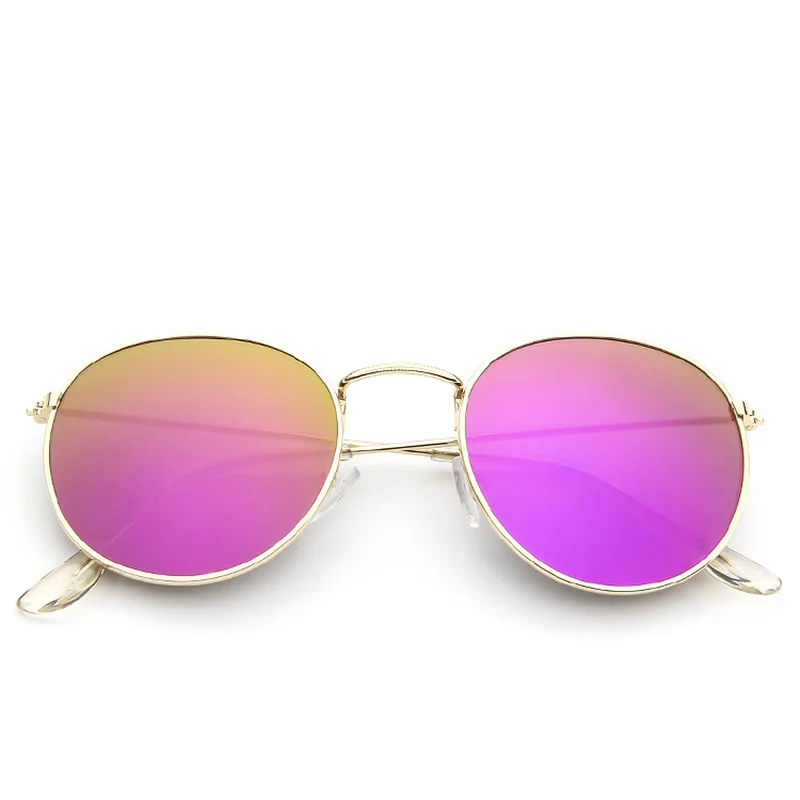 GUANGDU тенденция с для женщин солнцезащитные очки в круглой оправе Ретро цветная