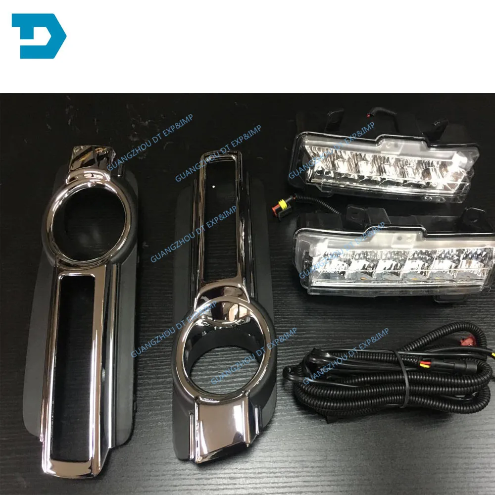 Двухцветный дневной ходовой светильник для montero v98 led DRL функция сигнала поворота для pajero v97 v93- V95 V87