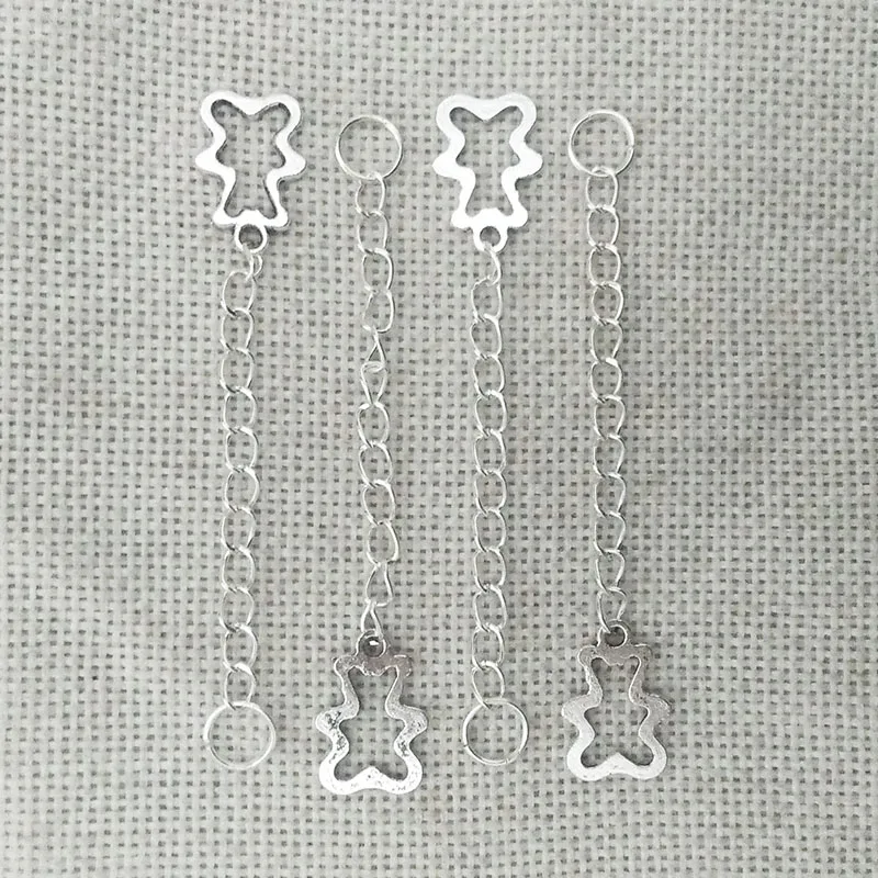 Удлиненные удлинительные цепочки на цепочке металлические с цепочками подвески