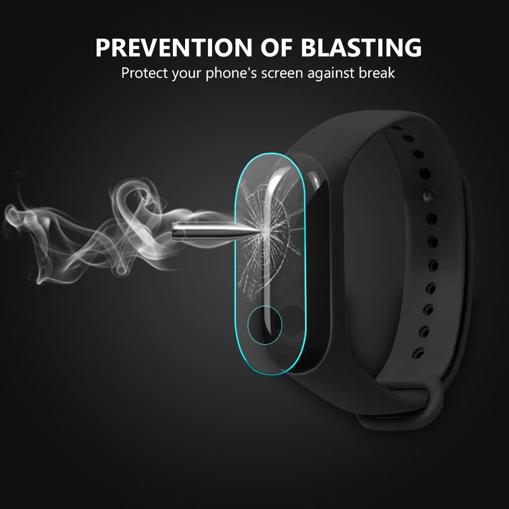 Анти Царапины нано ТПУ Защитная пленка Защита экрана для Xiaomi Mi Band 3 Смарт браслет