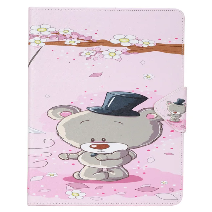 B Wekays для Apple Ipad Air Ipad 5 с милым рисунком кота кожи(полиуретан) с откидной крышкой с функцией подставки чехол для IPad Air IPad 5 IPad5 9," Чехол для планшета - Цвет: B