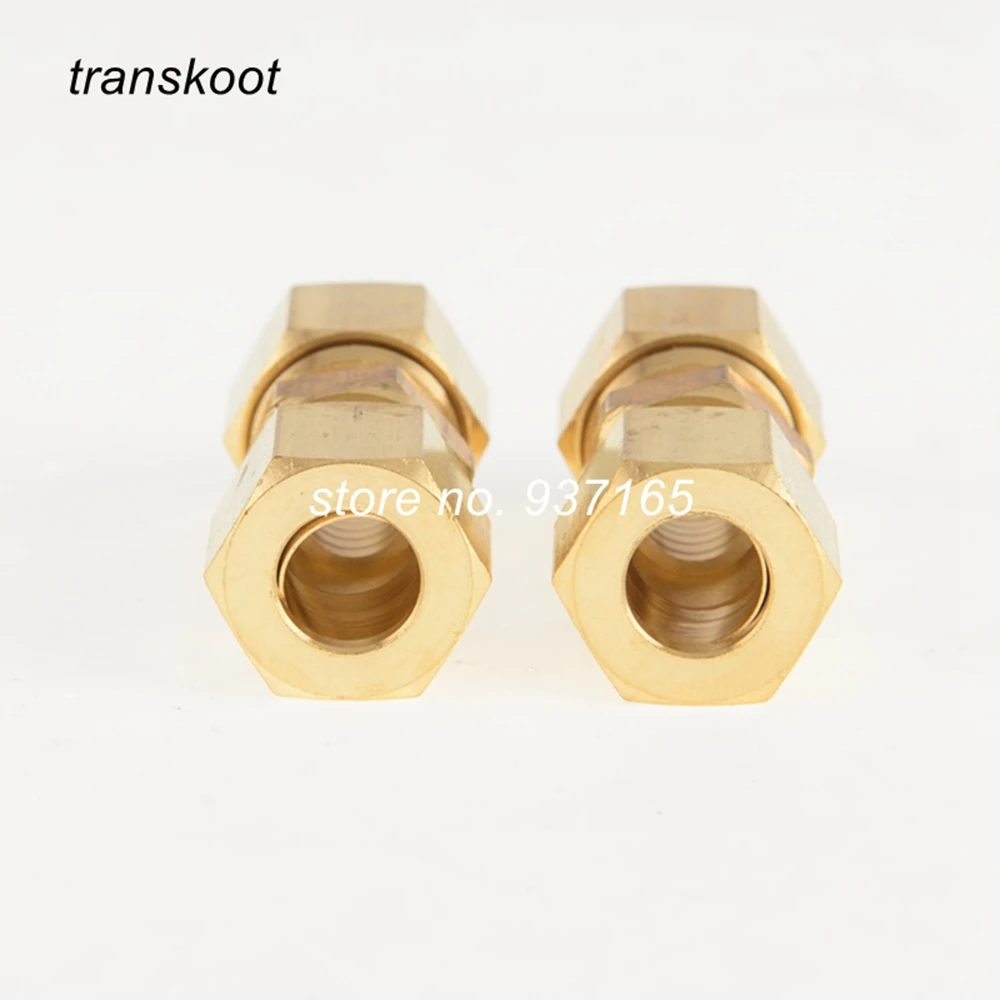 Латунный фитинг для труб Transkoot соединение сжатия с трубным наружным диаметром 1/2