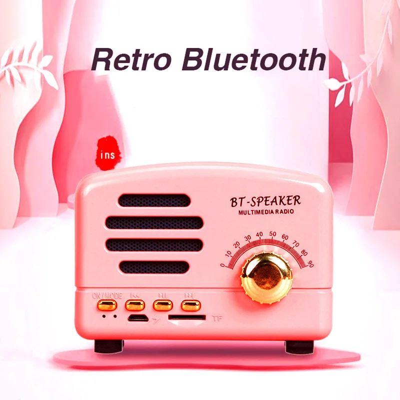 Ретро Bluetooth Колонка подставка портативный HIFIi стерео 3D громкий динамик s открытый