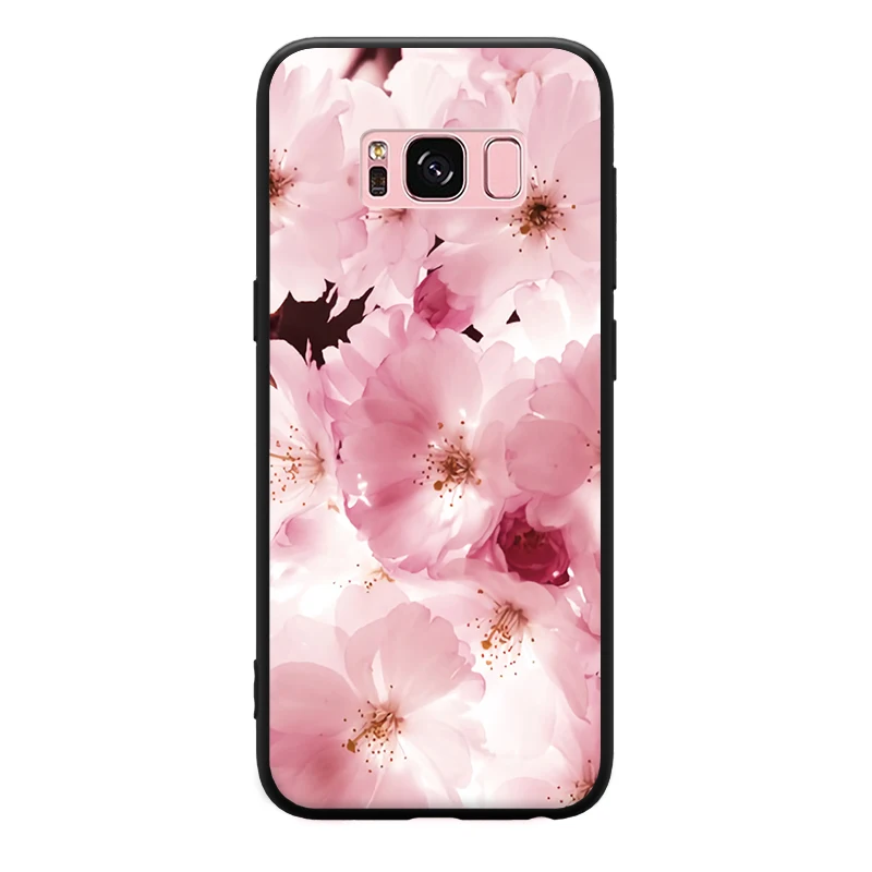 Природный пейзаж принт с бабочками, цветочный узор для samsung Galaxy A3 A5 A8 J3 J5 J7 жесткий чехол для телефона - Цвет: 7382