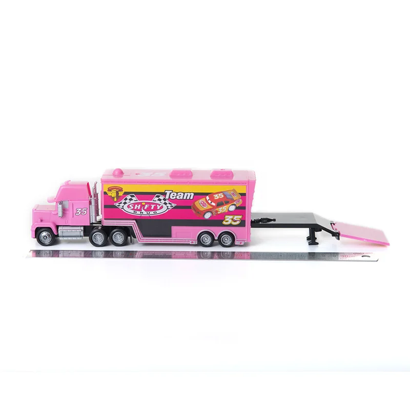 Disney Pixar Cars 2 3 игрушки № 35 грузовик молния McQueen Джексон шторм Рамирез Мак дядюшка 1:55 литой модельный автомобиль игрушка детский подарок