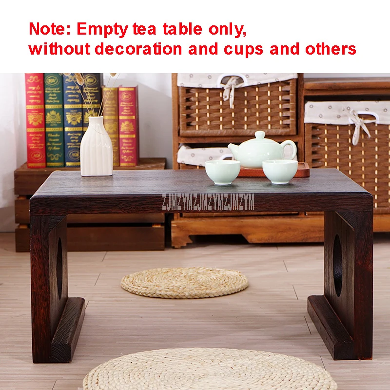 Japanese Style Tea Table Rectangle Solid Wood Antique Furniture Living Room Traditional Wooden Laptop Desk Floor Low Side | Мебель