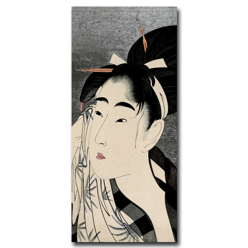 Foocome Ukiyo-e красивый рисунок постеры и принты Искусство Холст Картина Современное