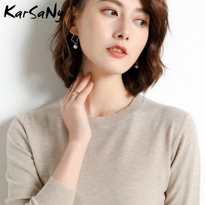 Yellow Cashmere Sweater For Women Sweaters Female Pink Wool Winter Woman Knitting Pullovers Knitted Jumper 2021 | Женская одежда