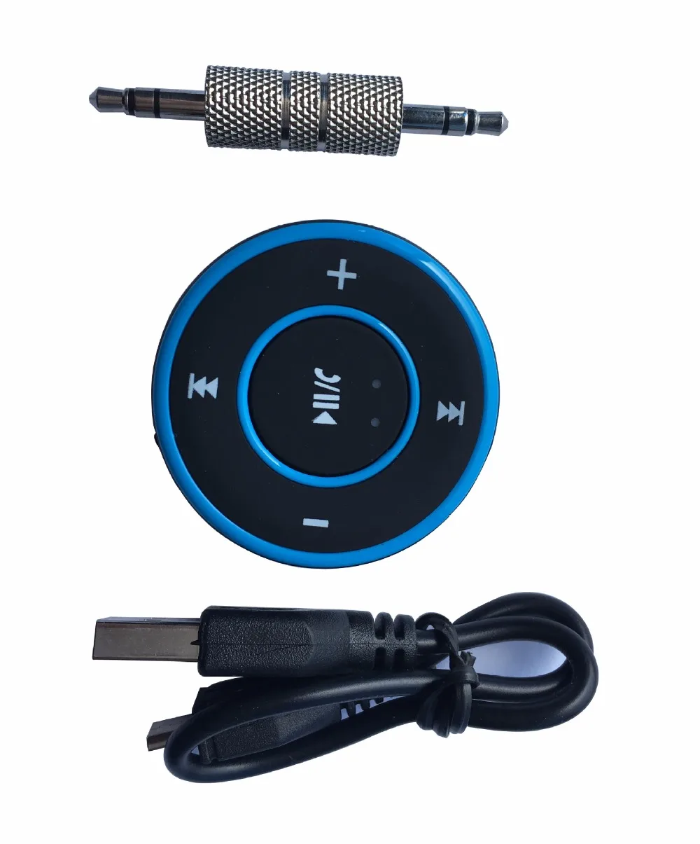 Аудио стерео музыкальный плеер адаптер громкой связи с круглой клипсой